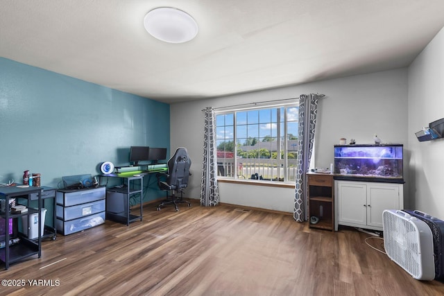 7501 Glacier Way, Yakima, WA 98908 - office space with wood finished floors and baseboards
