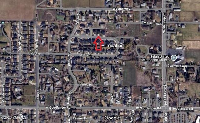 121 Lyle Loop Rd, Selah, WA 98942 - aerial map of property and surrounding area
