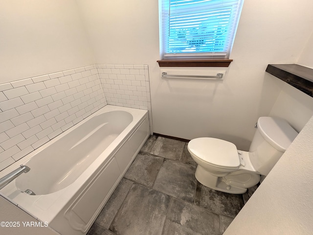 121 Lyle Loop Rd, Selah, WA 98942 - full bath with a garden tub and stone tile floors