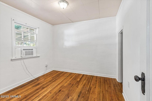 509 N 32nd Ave, Yakima, WA 98902 - empty room featuring cooling unit, wood finished floors, and crown molding