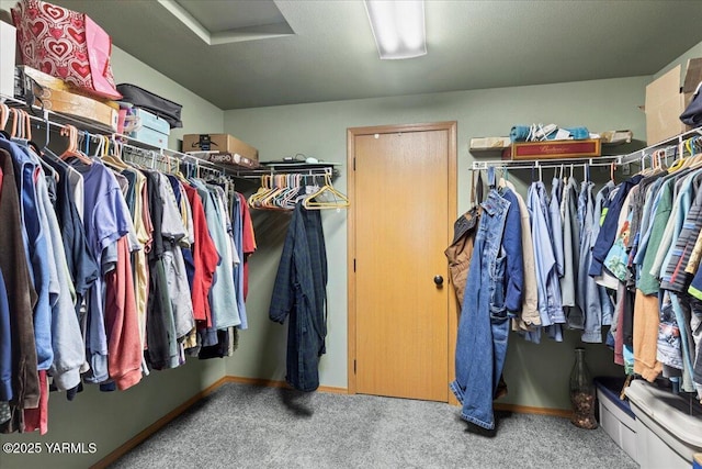 3501 S 40th Ave, Yakima, WA 98903 - spacious closet featuring attic access and carpet flooring