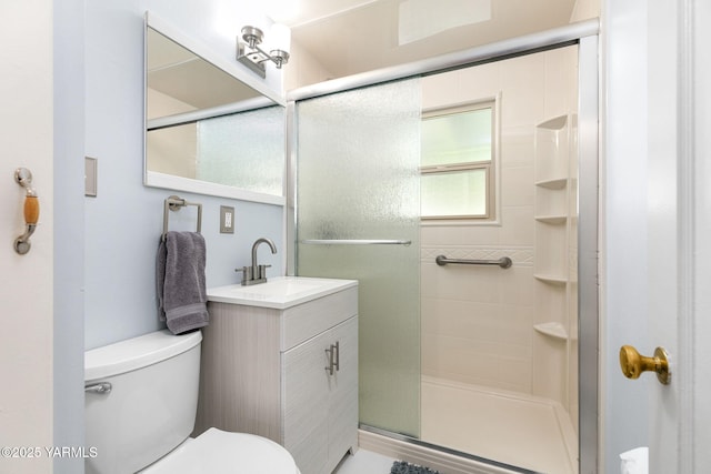 112 N 53rd Ave, Yakima, WA 98908 - bathroom with toilet, vanity, and a shower stall