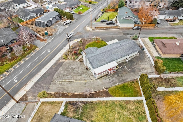 drone / aerial view featuring a residential view