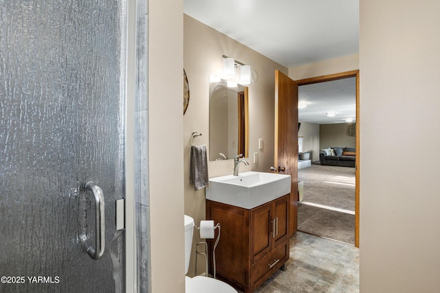 607 N 53rd Ave, Yakima, WA 98908 - bathroom with vanity and a walk in shower