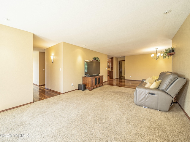 9203 W Yakima Ct, Yakima, WA 98908 - unfurnished living room with carpet flooring and baseboards