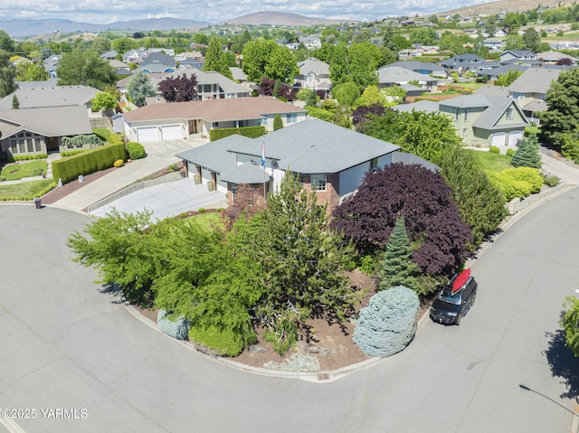 9203 W Yakima Ct, Yakima, WA 98908 - aerial perspective of suburban area with a mountainous background