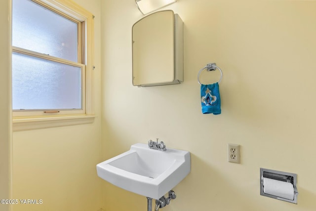 bathroom featuring a sink