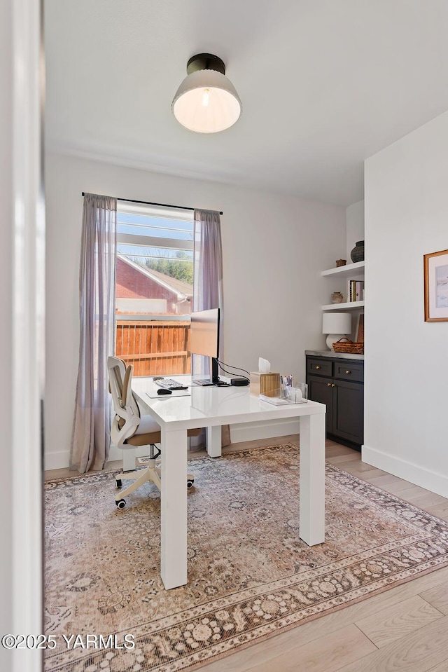 703 S 87th Ave, Yakima, WA 98908 - office area with wood finished floors and baseboards
