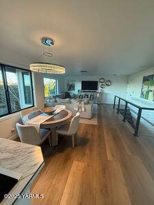 610 Blossom Ln, Zillah, WA 98953 - dining area with wood finished floors