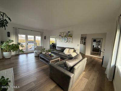 610 Blossom Ln, Zillah, WA 98953 - living room featuring wood finished floors and french doors