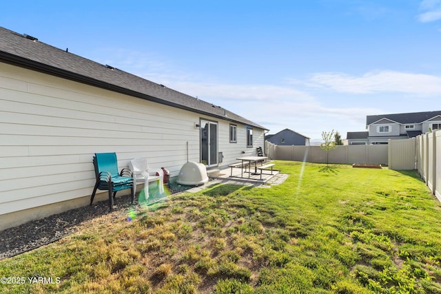 5301 Sage Way, Yakima, WA 98901 - fenced backyard featuring a patio area