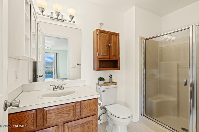 604 N 57th St, Yakima, WA 98901 - full bath with toilet, vanity, and a stall shower