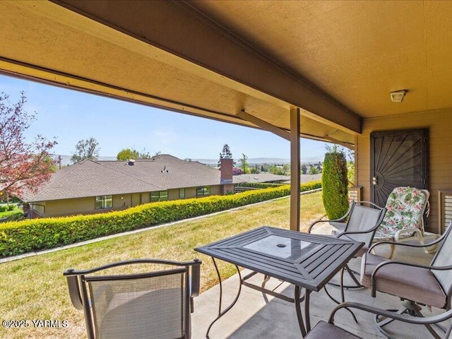 view of patio