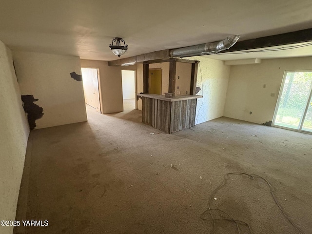 interior space with light carpet
