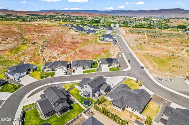 1589 Valhalla Loop, Selah, WA 98942 - aerial perspective of suburban area with mountains
