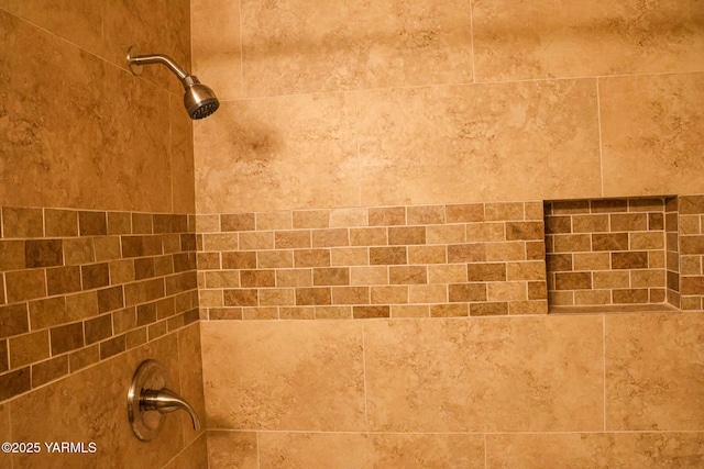 details featuring tiled shower