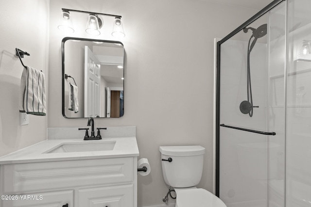 5804 W Walnut St, Yakima, WA 98908 - bathroom featuring vanity and a shower stall