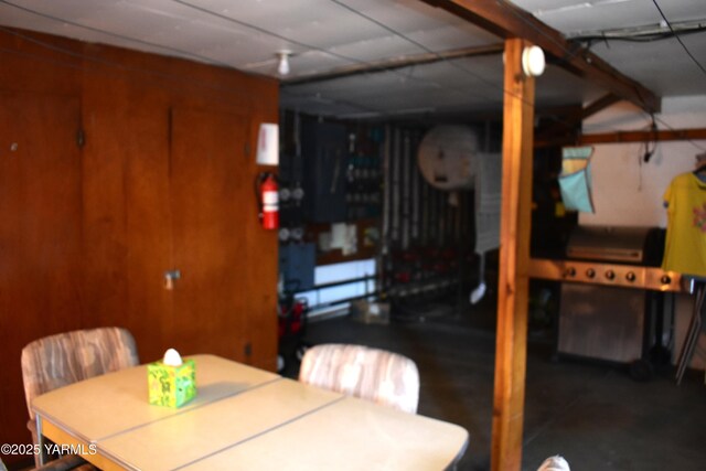 view of dining room