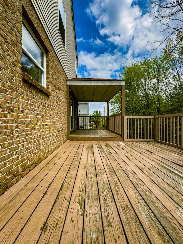 view of deck