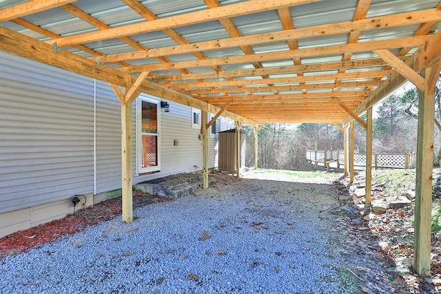 view of yard with a pergola