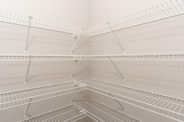 view of storage area