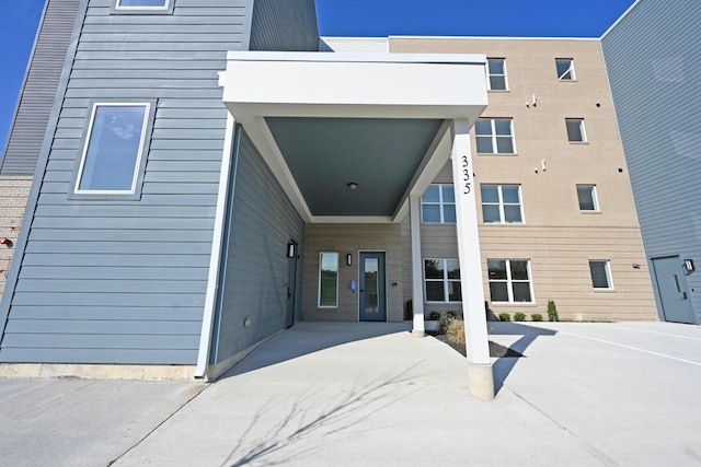 view of rear view of property