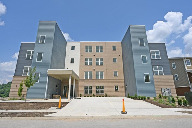 view of property featuring central air condition unit