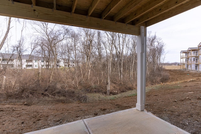 view of yard with a patio