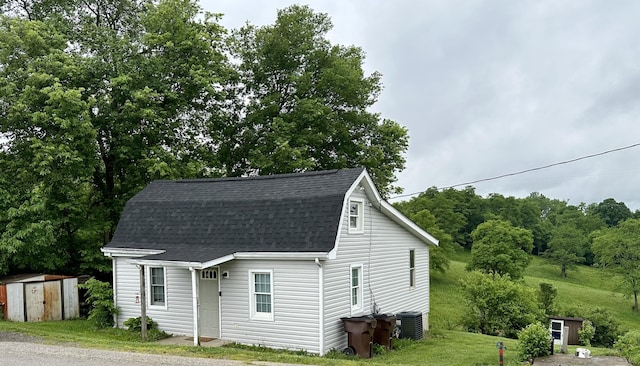 exterior space with central AC unit