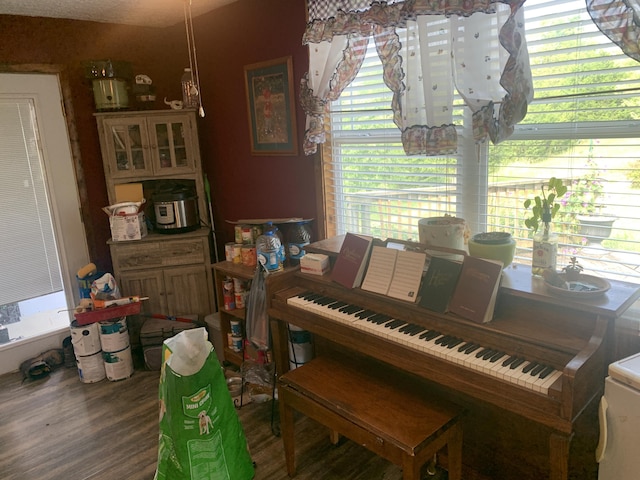 dining room featuring wood finished floors