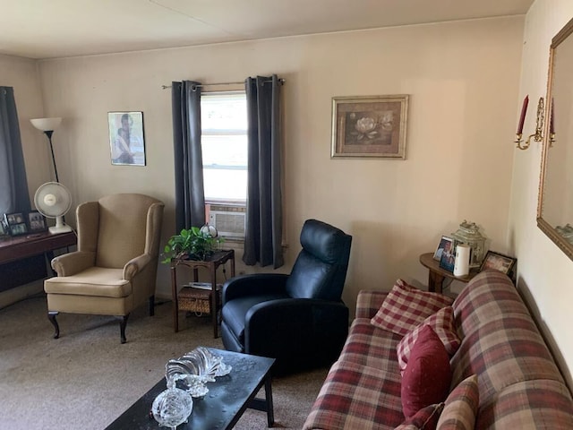105 Kelly Ct, Owenton, KY 40359 - carpeted living room featuring cooling unit