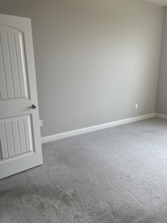 spare room featuring carpet floors