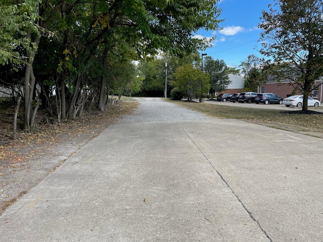 view of road