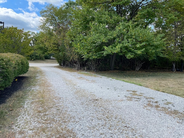 view of road