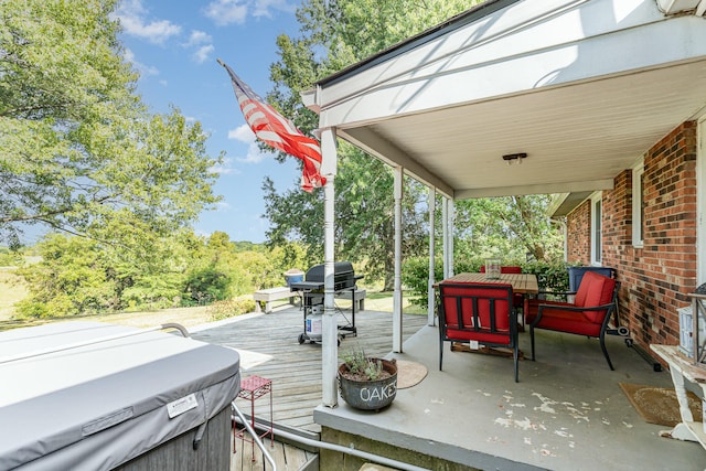 view of patio