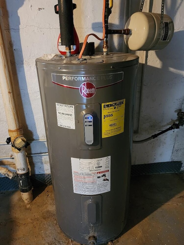 utilities featuring water heater