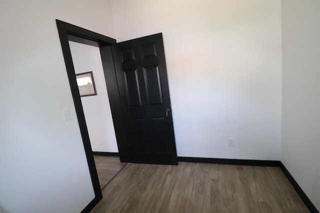 interior space featuring hardwood / wood-style flooring