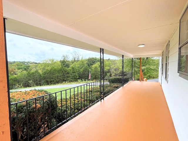 view of patio / terrace featuring a balcony