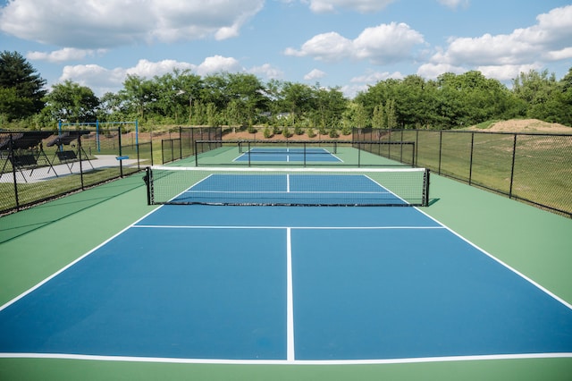 view of tennis court