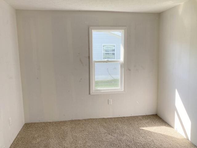 unfurnished room with carpet floors