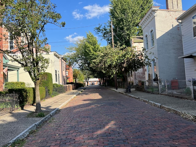 view of road