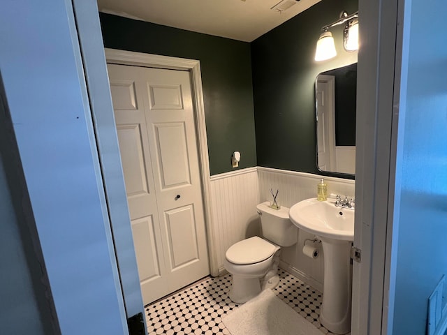 bathroom with toilet