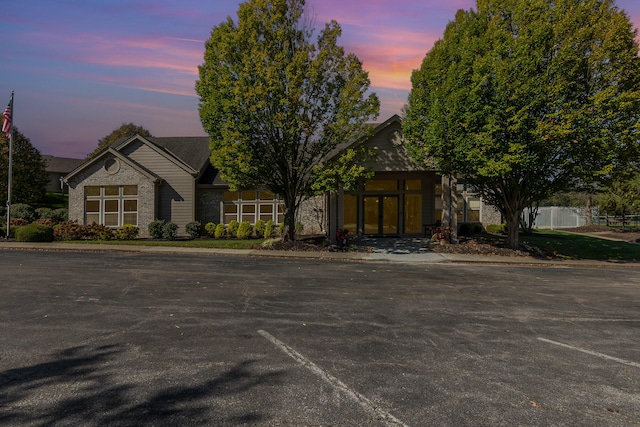 view of front of home