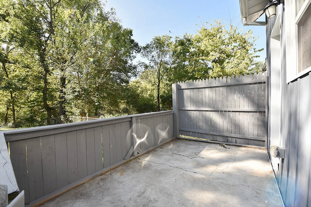 balcony featuring a patio