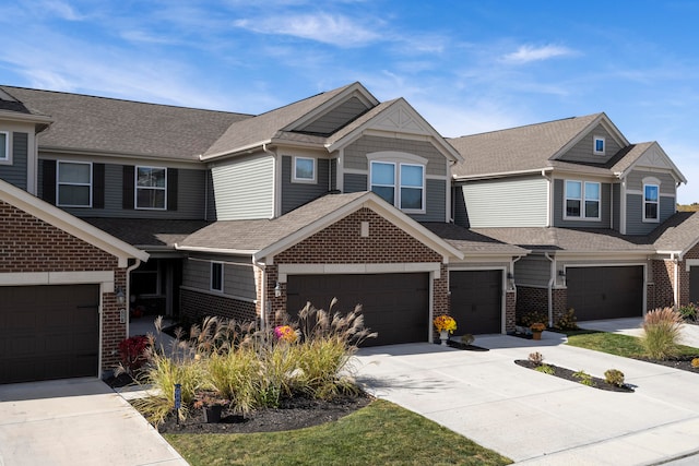 craftsman-style home featuring a garage