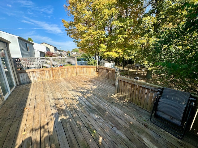 view of deck