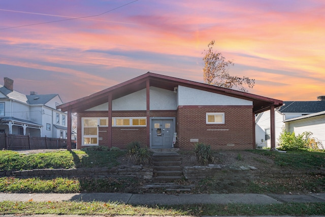 view of front of house