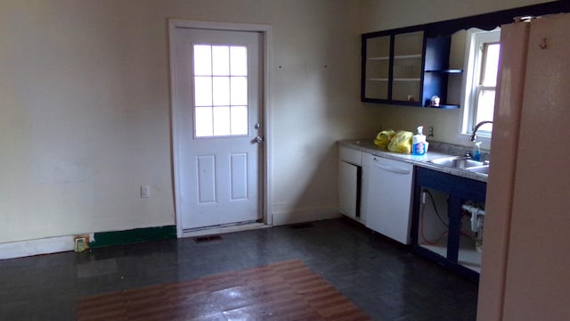 kitchen with dishwasher and sink