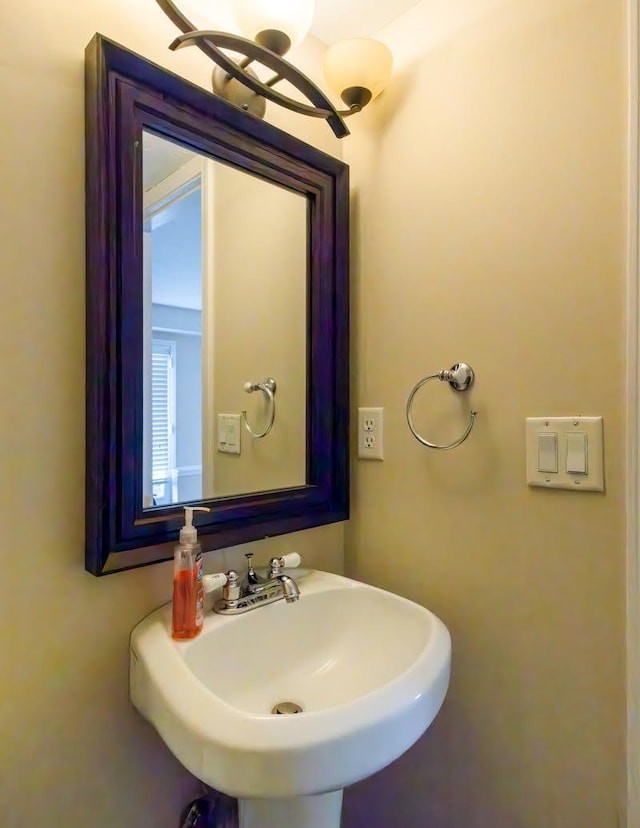 bathroom with a sink