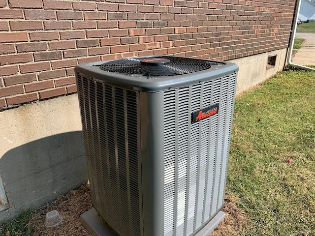 exterior details featuring central AC unit